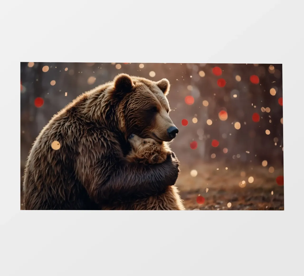Orso emotivo telo in pvc da DesignDoodle