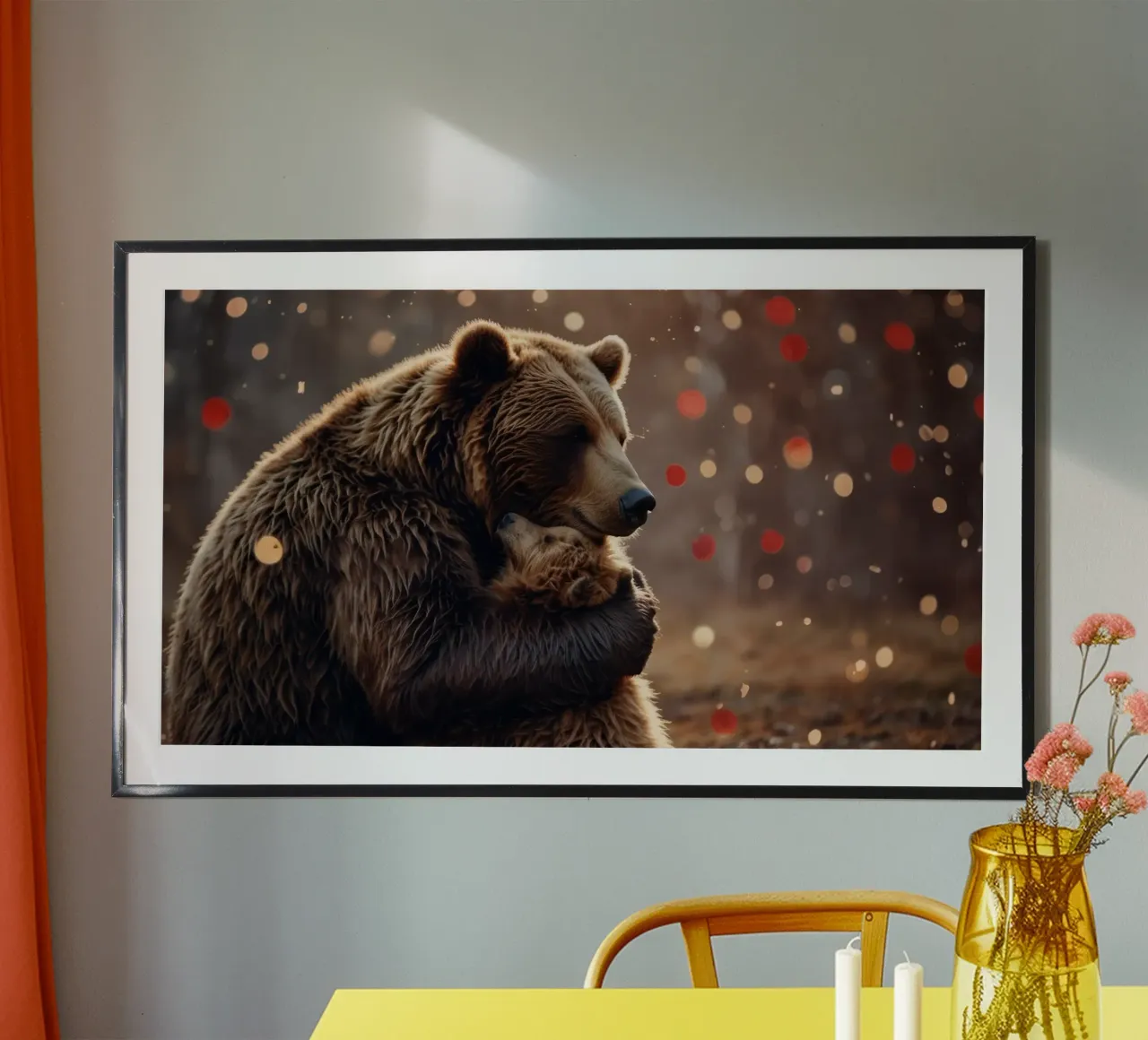 Emotional bear poster by DesignDoodle