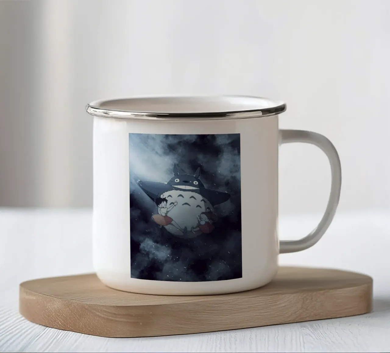 my neighbor totoro tazza in smalto da FreeArtStudio