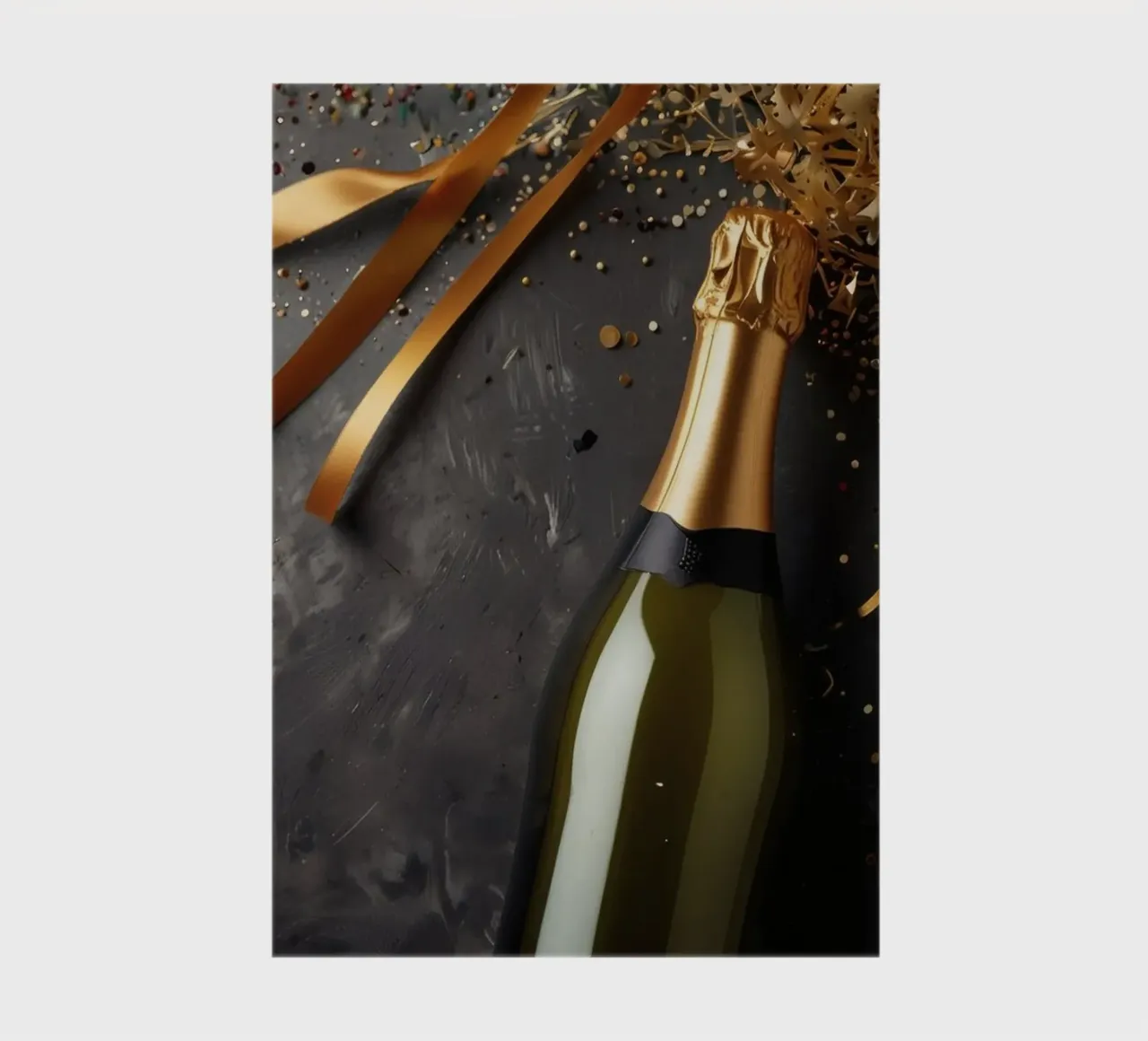 Celebrate love with champagne and festive ribbons notebook by DesignDoodle