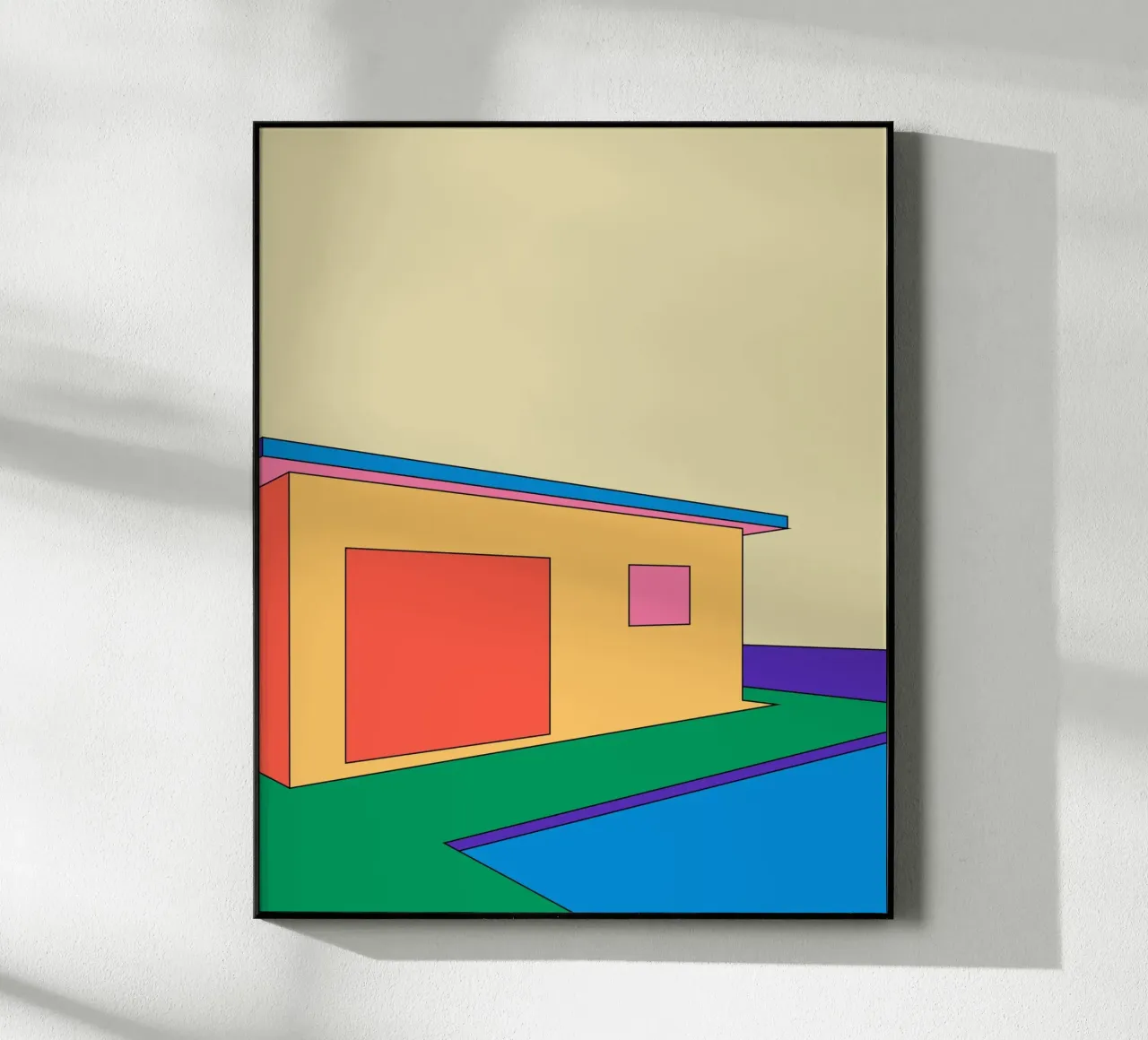 House Retro Building plexiglass da galihstudio