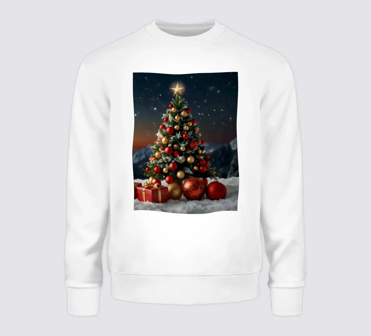 Festa dell'albero di Natale felpa da DesignDoodle