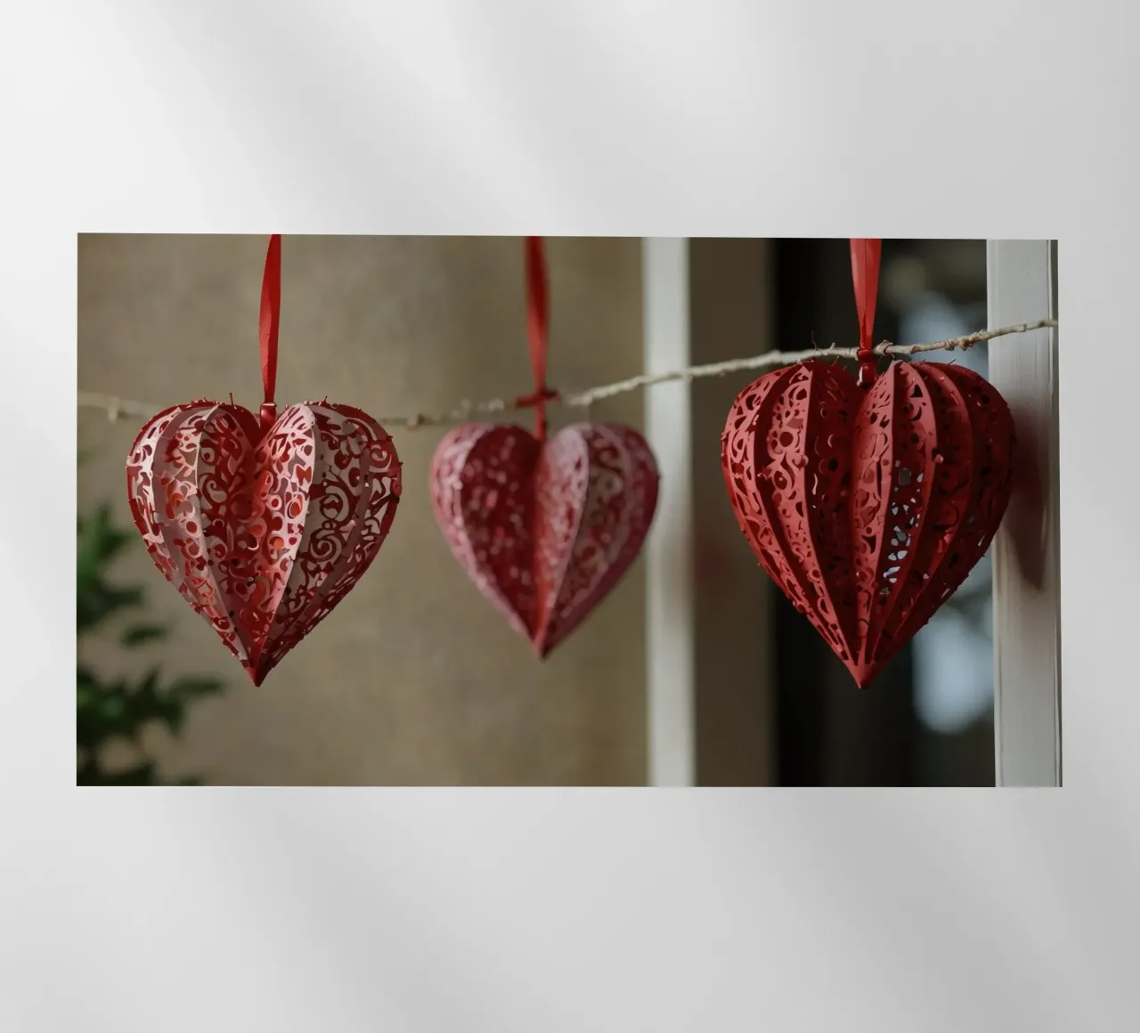 Romantic decorations create a charming atmosphere backlit film by DesignDoodle