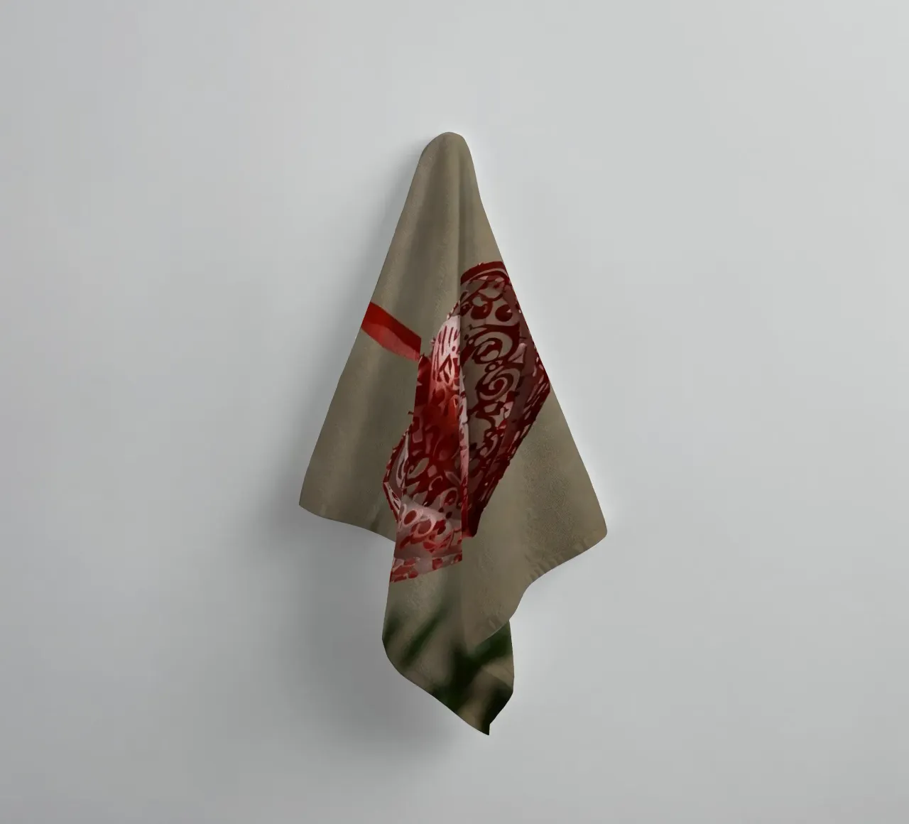 Romantic decorations create a charming atmosphere towel by DesignDoodle