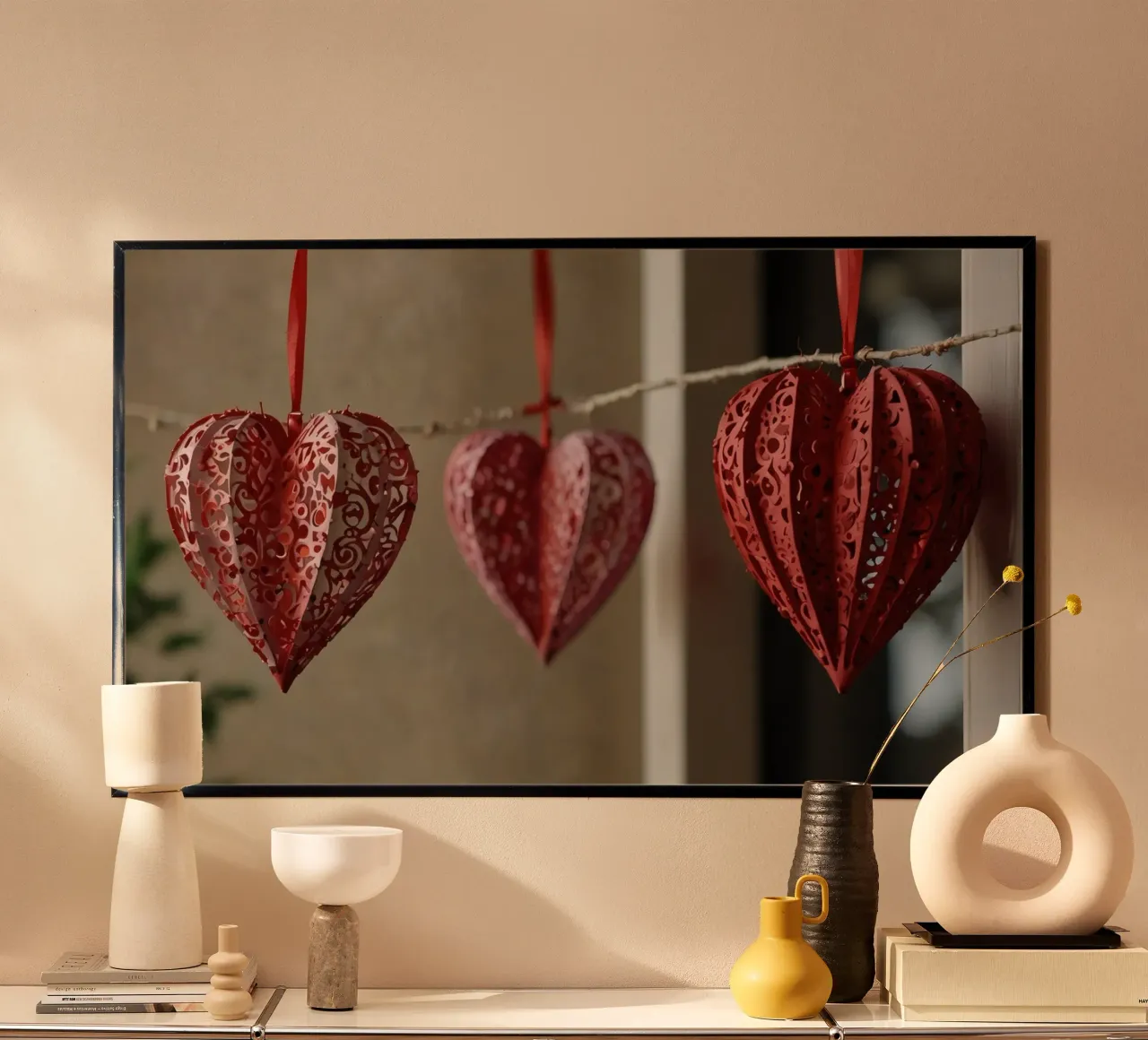 Les décorations romantiques créent une atmosphère charmante hahnemühle de DesignDoodle