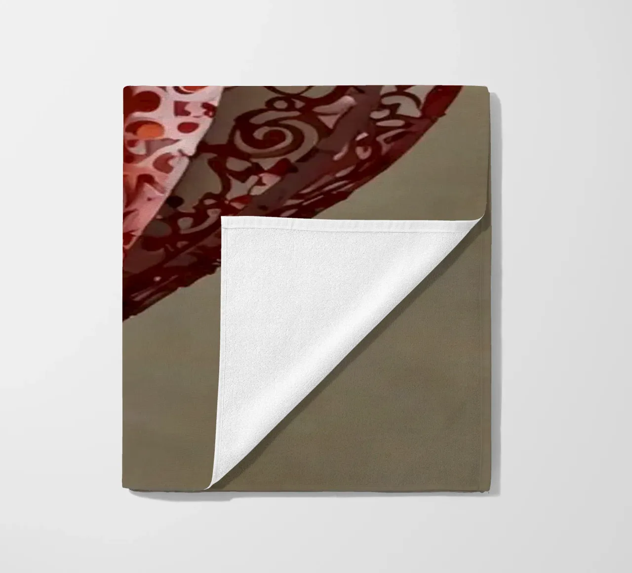 Romantic decorations create a charming atmosphere beach towel by DesignDoodle
