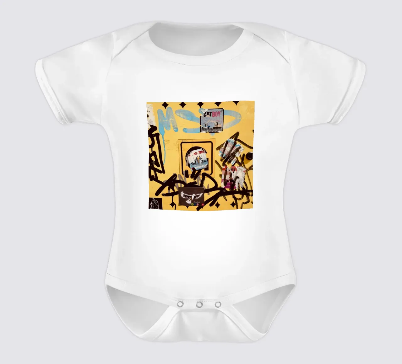 Kuddelmuddel II body neonato maniche corte da ChiasMata CozMos