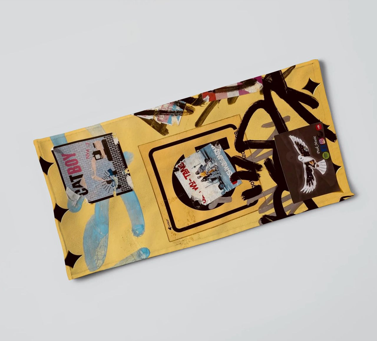 Kuddelmuddel II serviette de bain de ChiasMata CozMos