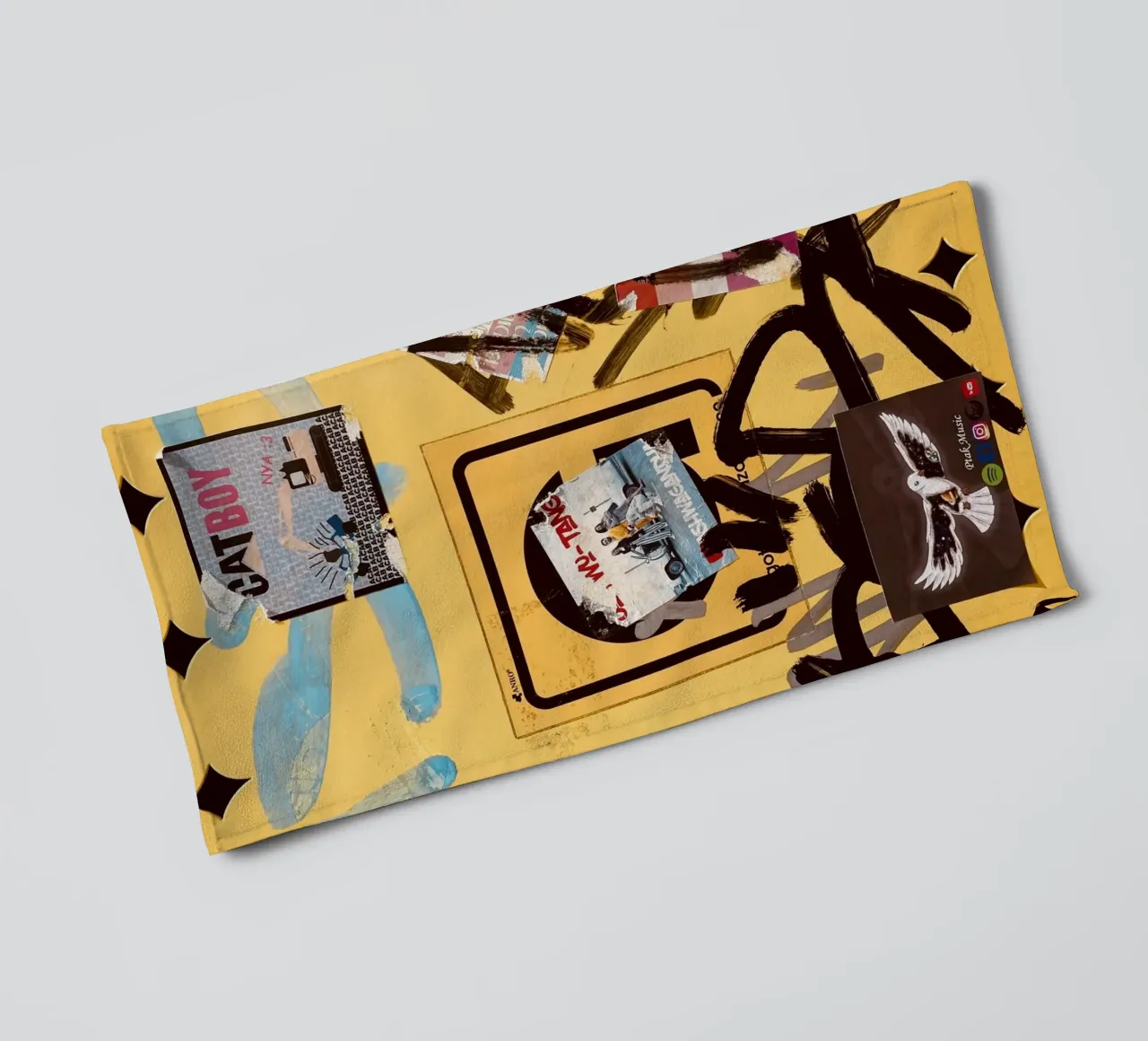 Kuddelmuddel II Handtuch von ChiasMata CozMos