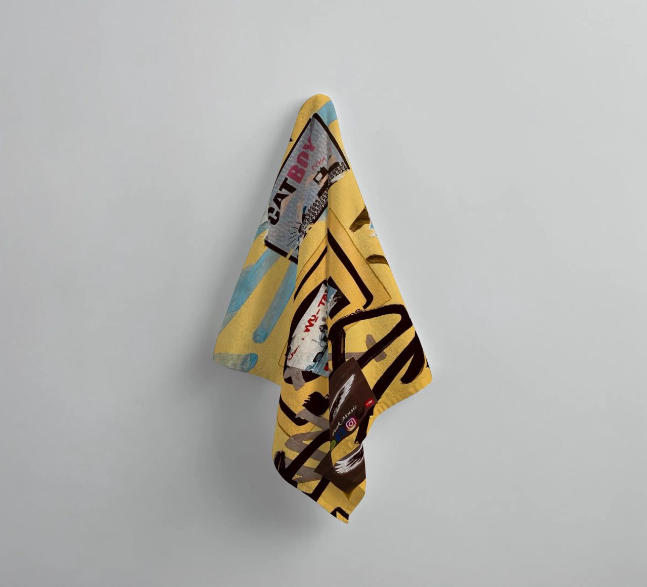 Kuddelmuddel II serviette de bain de ChiasMata CozMos