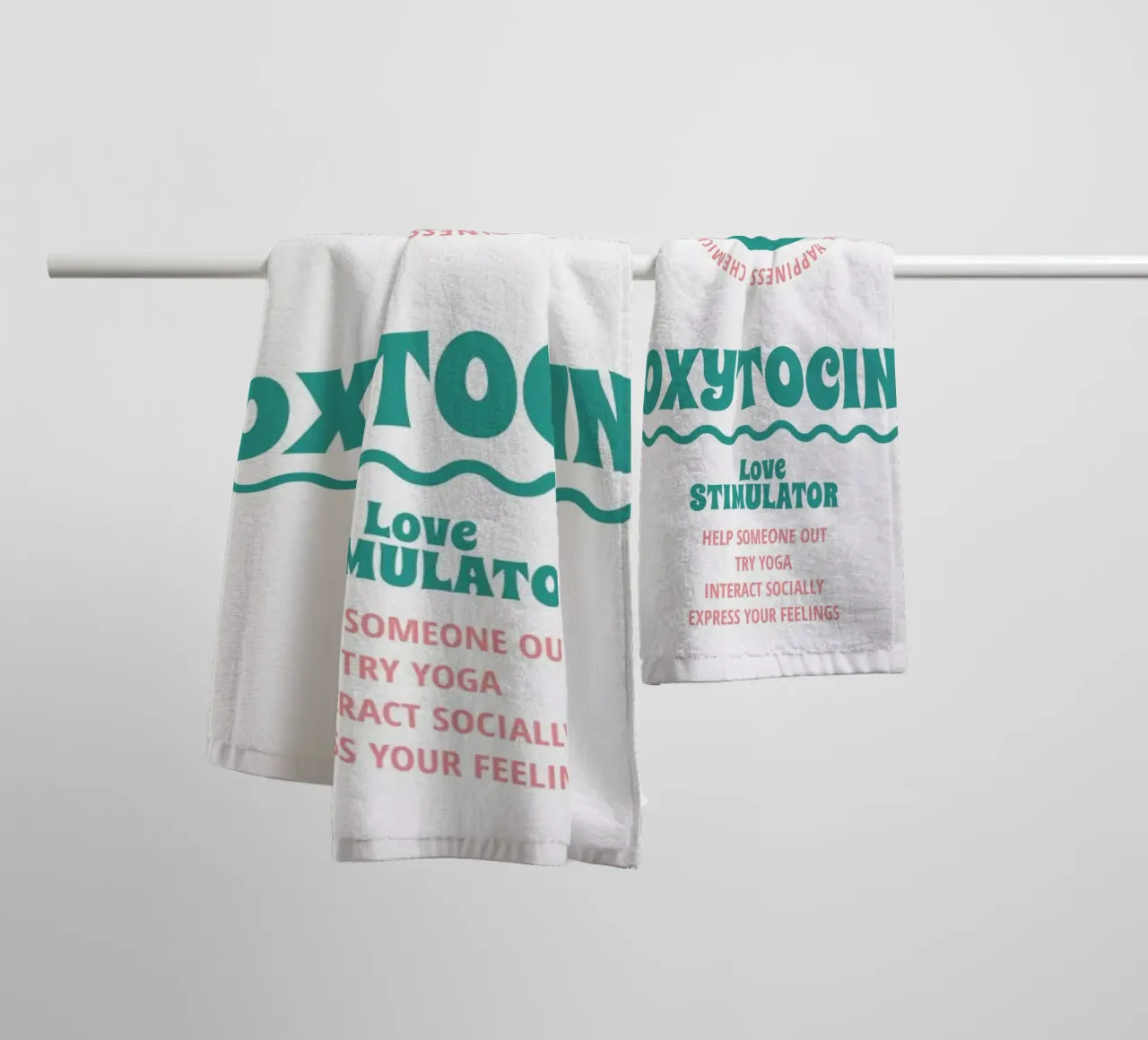 Oxytocin asciugamano da bagno da Studio One