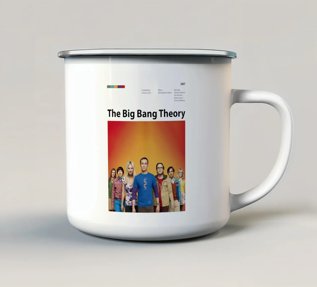 La teoria del big bang tazza in smalto da 🎞 The Movie Wall