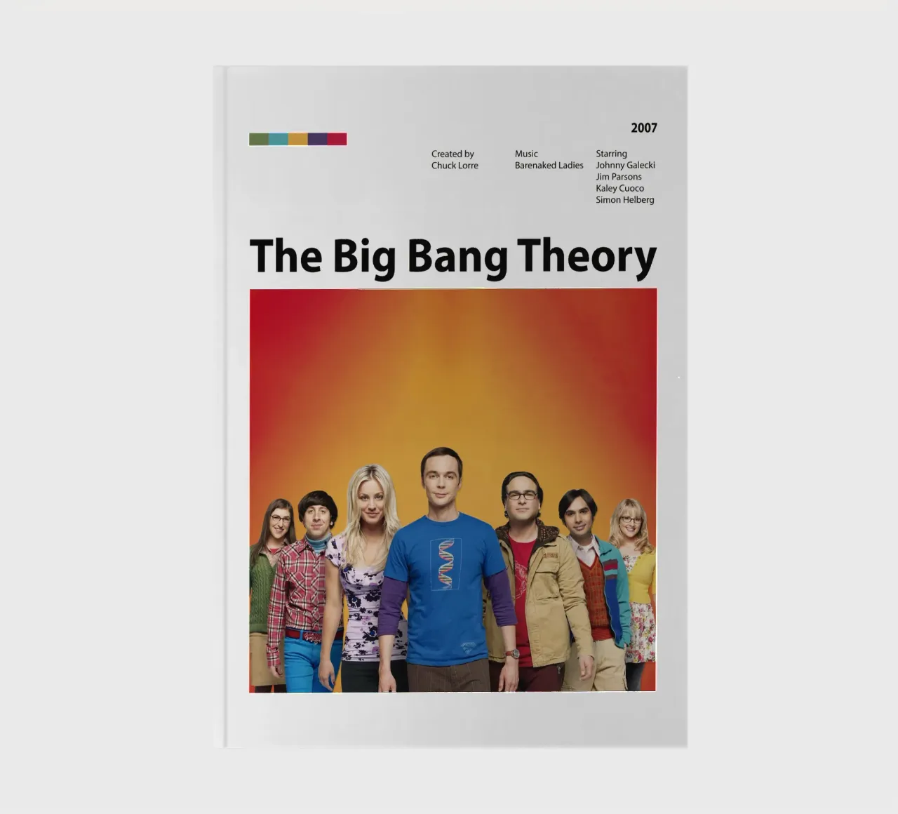 De oerknaltheorie notitieboek van 🎞 The Movie Wall
