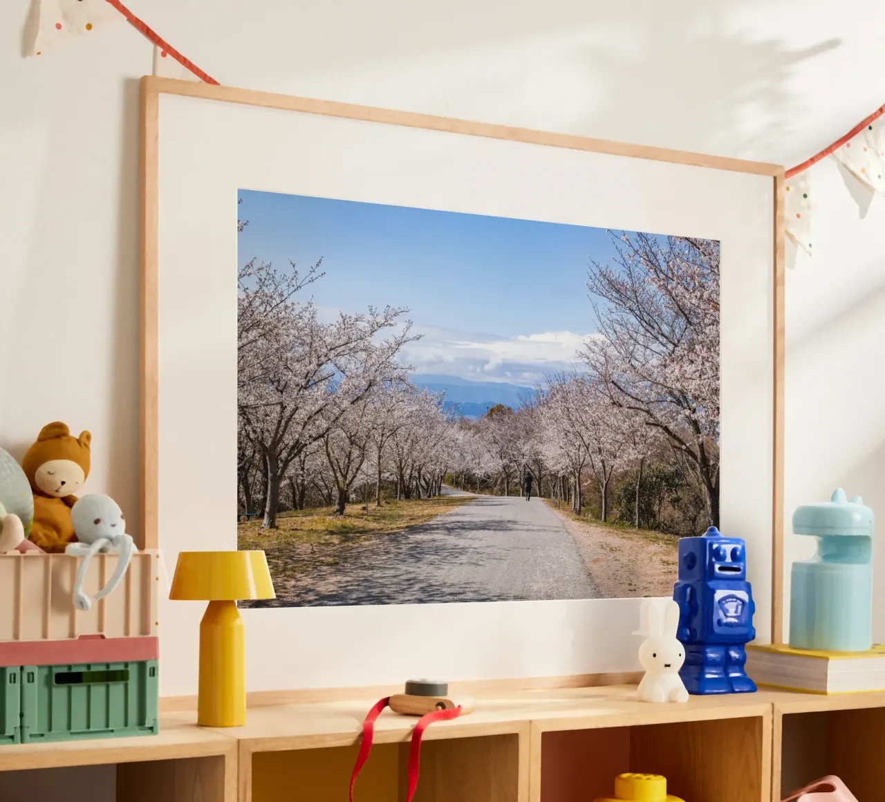 La strada dei ciliegi in fiore - Shikoku, Giappone poster da Marcel Bisig