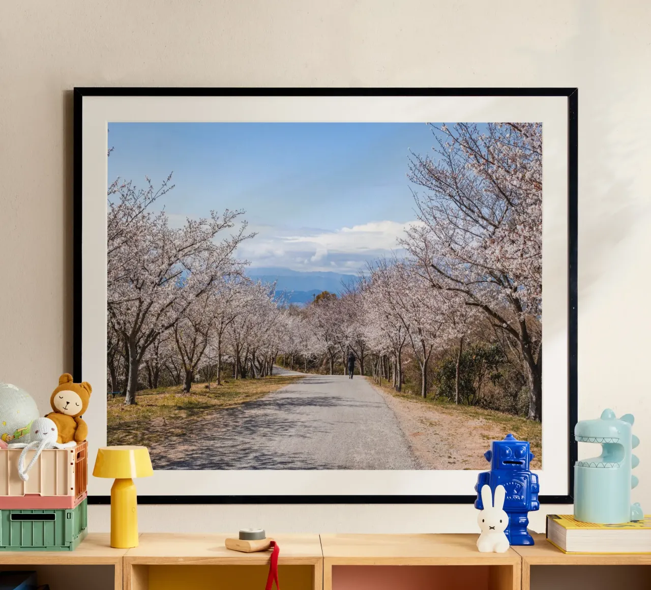 La strada dei ciliegi in fiore - Shikoku, Giappone poster da Marcel Bisig