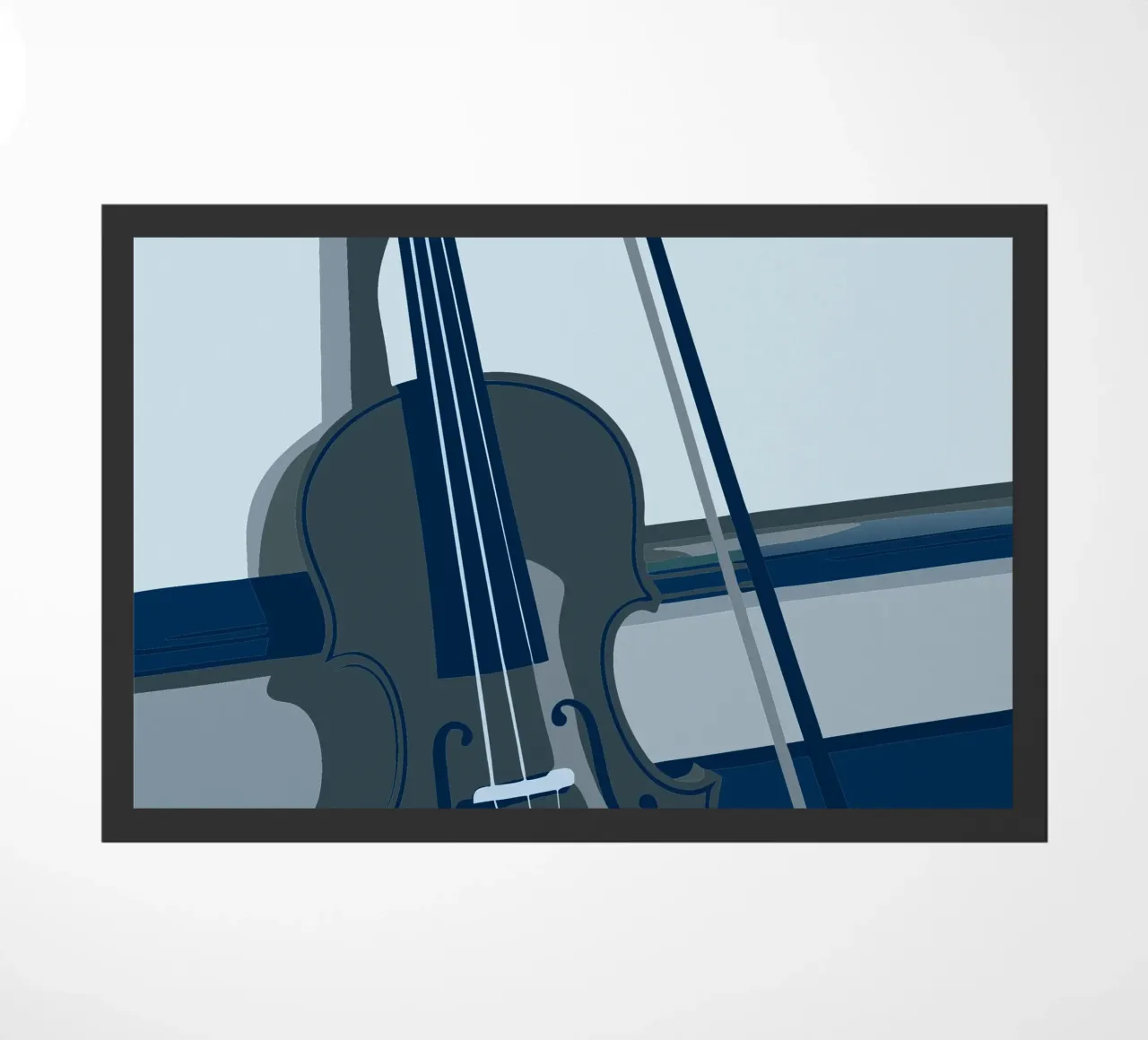 Violin doormat by MUSIC EDITION