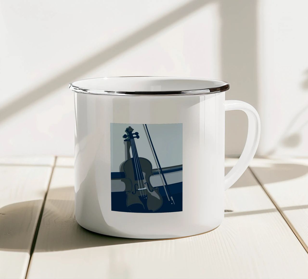 Violino tazza in smalto da MUSIC EDITION