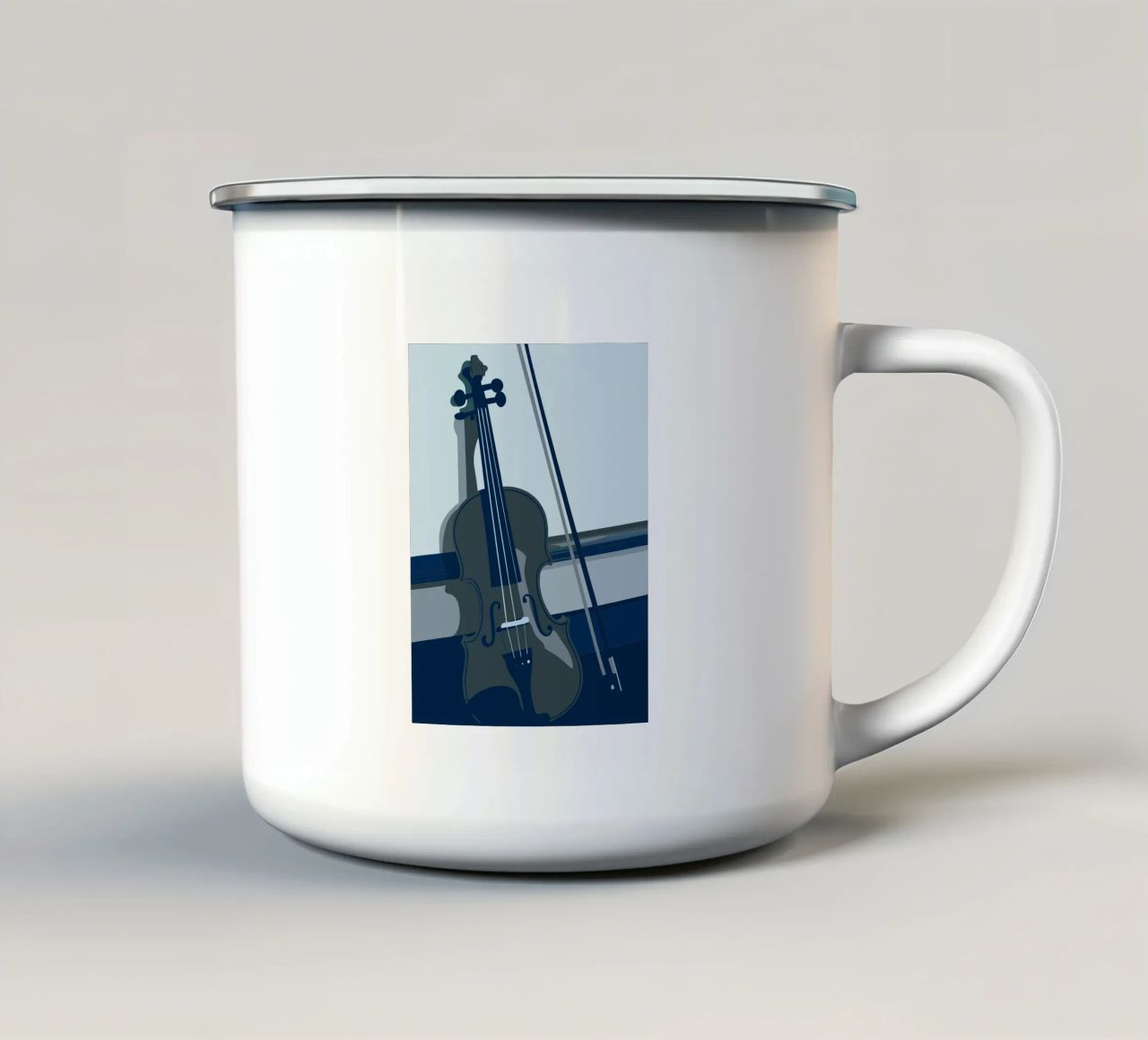 Violino tazza in smalto da MUSIC EDITION