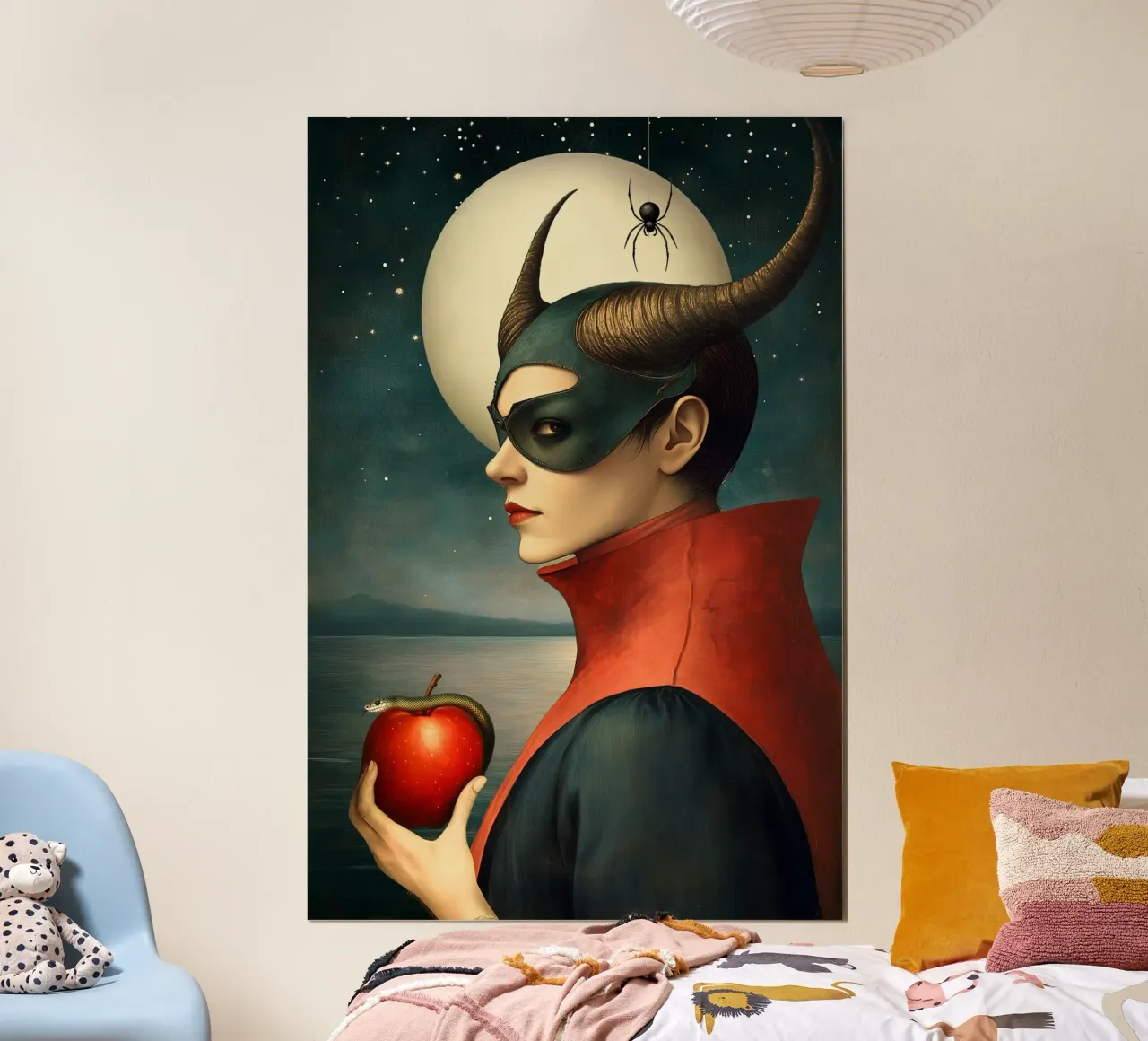 Tarocchi Christephania - Il diavolo poster con telaio in plastica da christephania