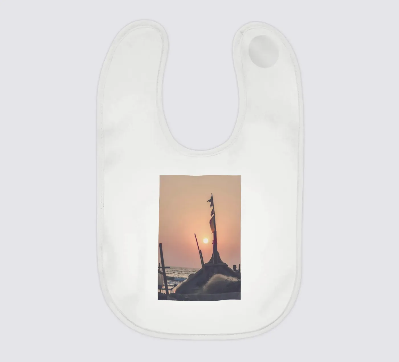 Beach Sunset baby slabbetje van Victoria Frost
