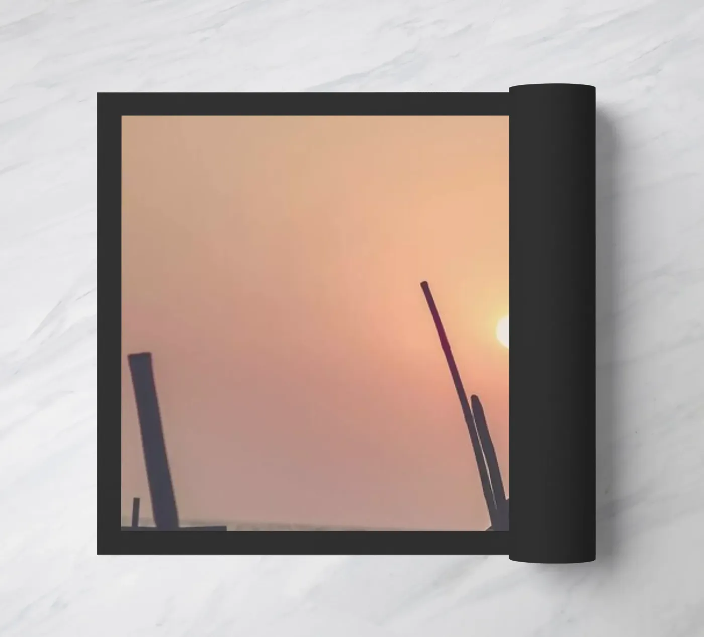 Beach Sunset deurmat van Victoria Frost