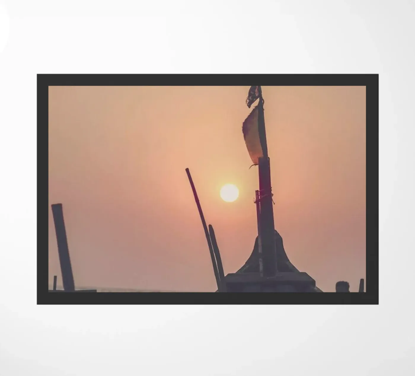 Beach Sunset deurmat van Victoria Frost