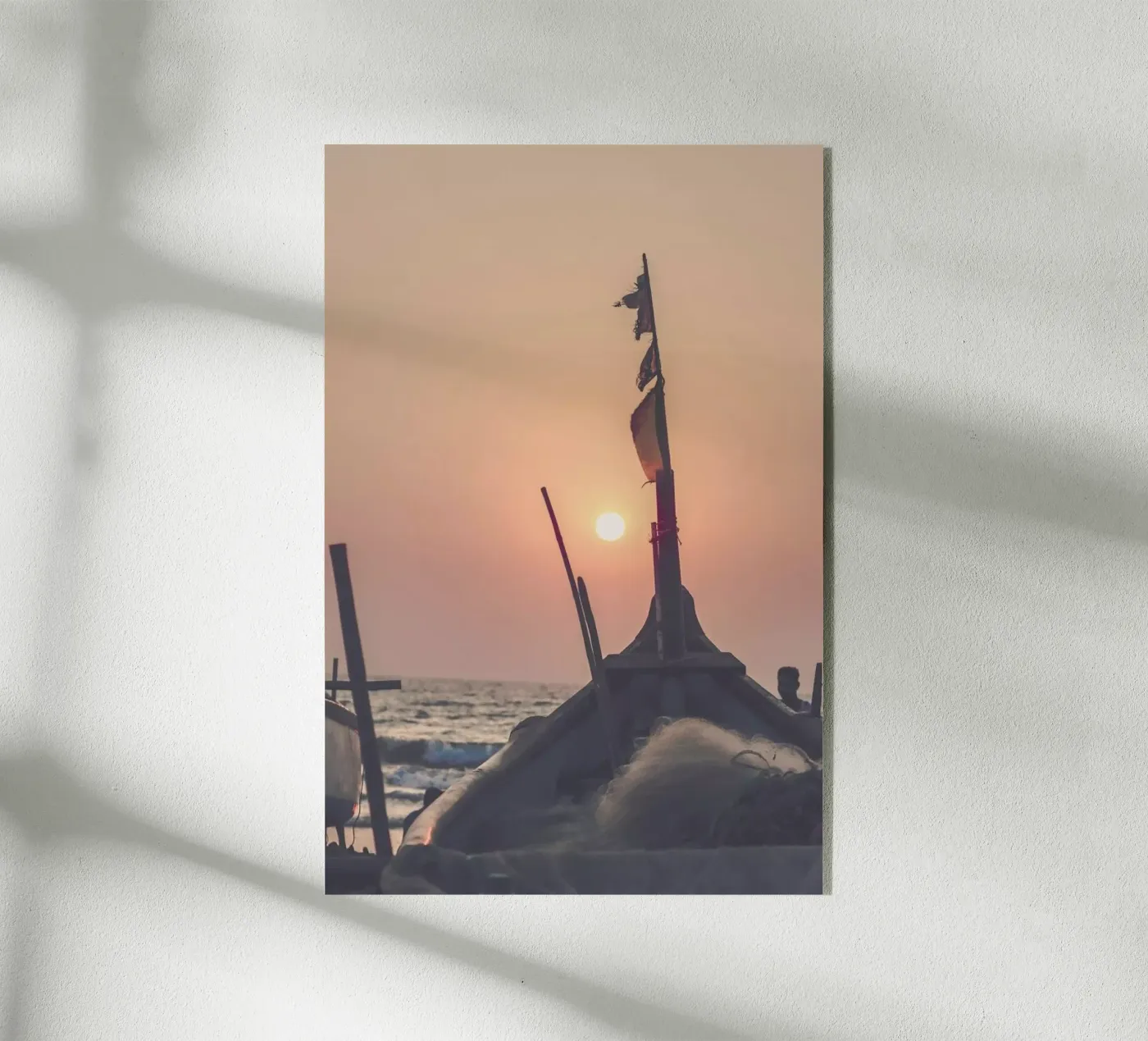 Beach Sunset acryl van Victoria Frost