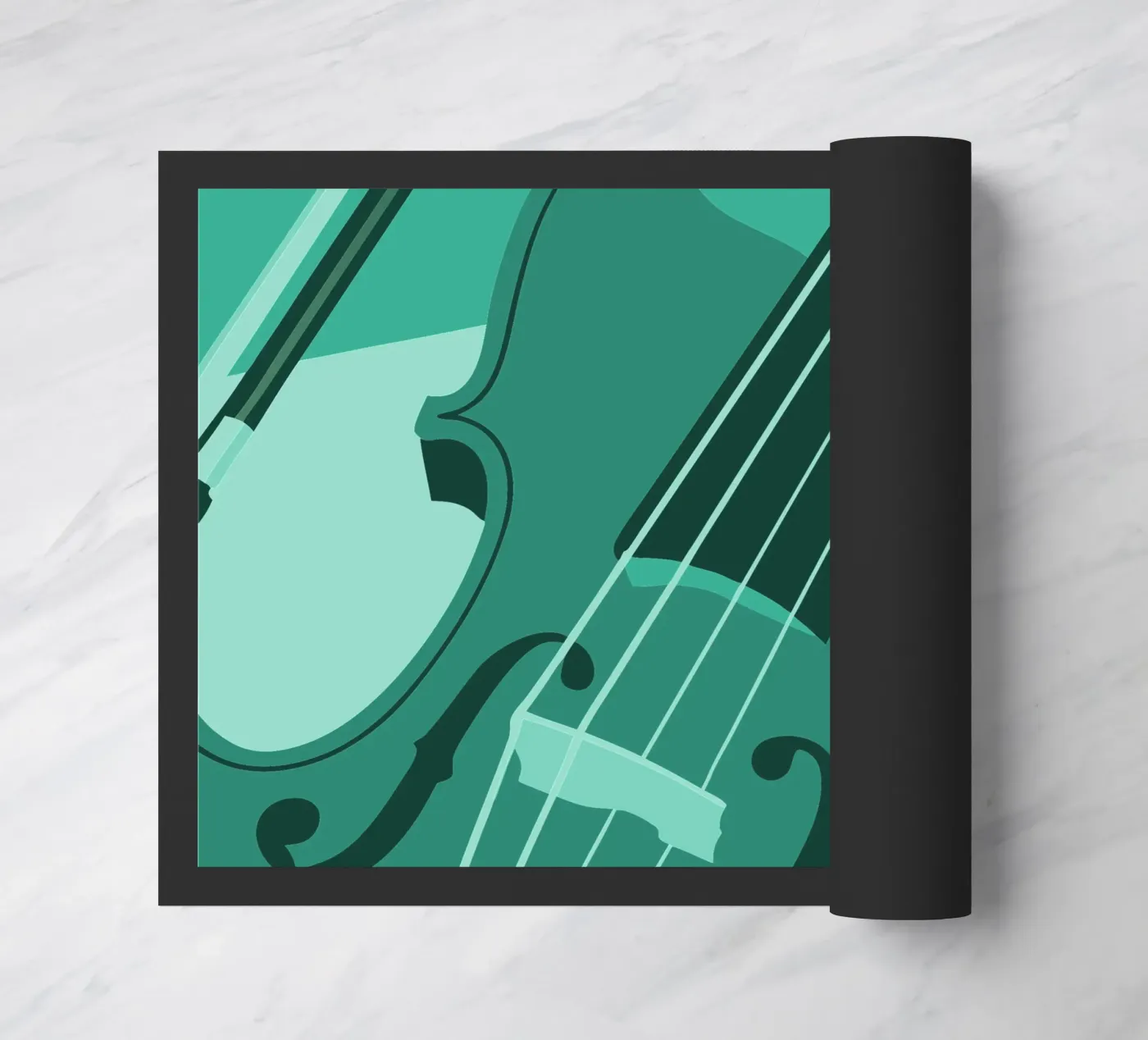 Violin doormat by MUSIC EDITION