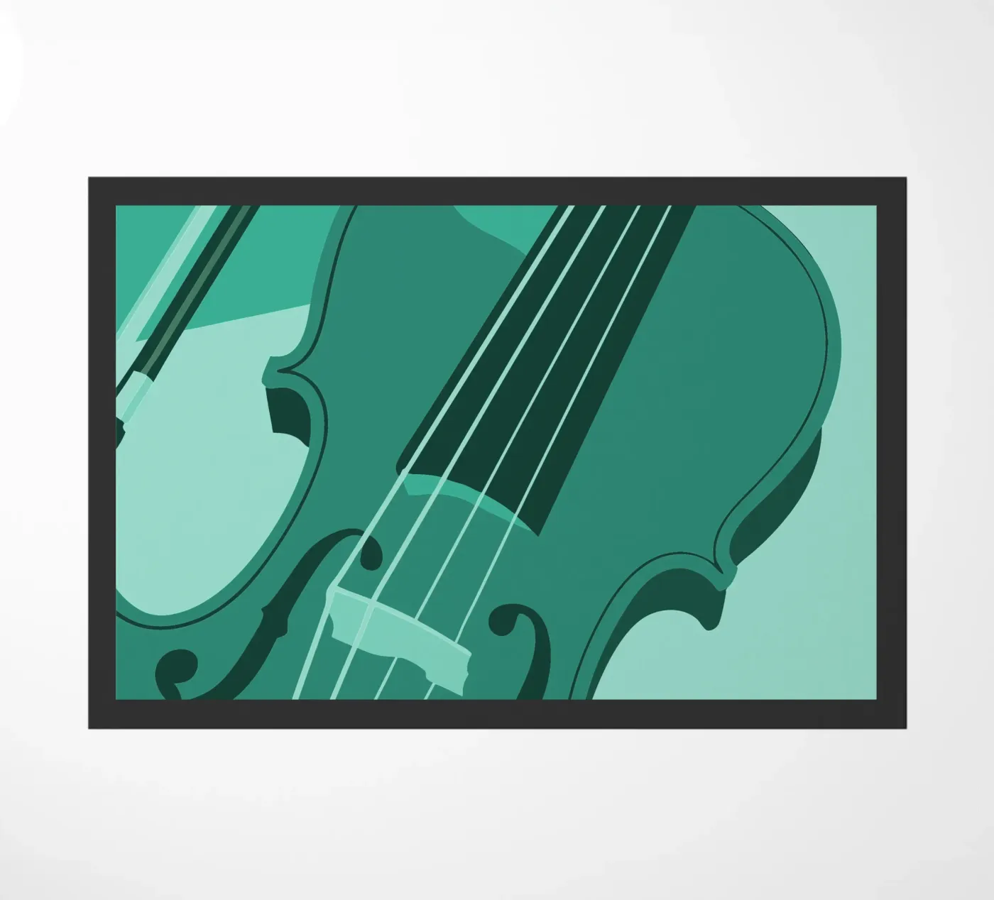 Violin doormat by MUSIC EDITION