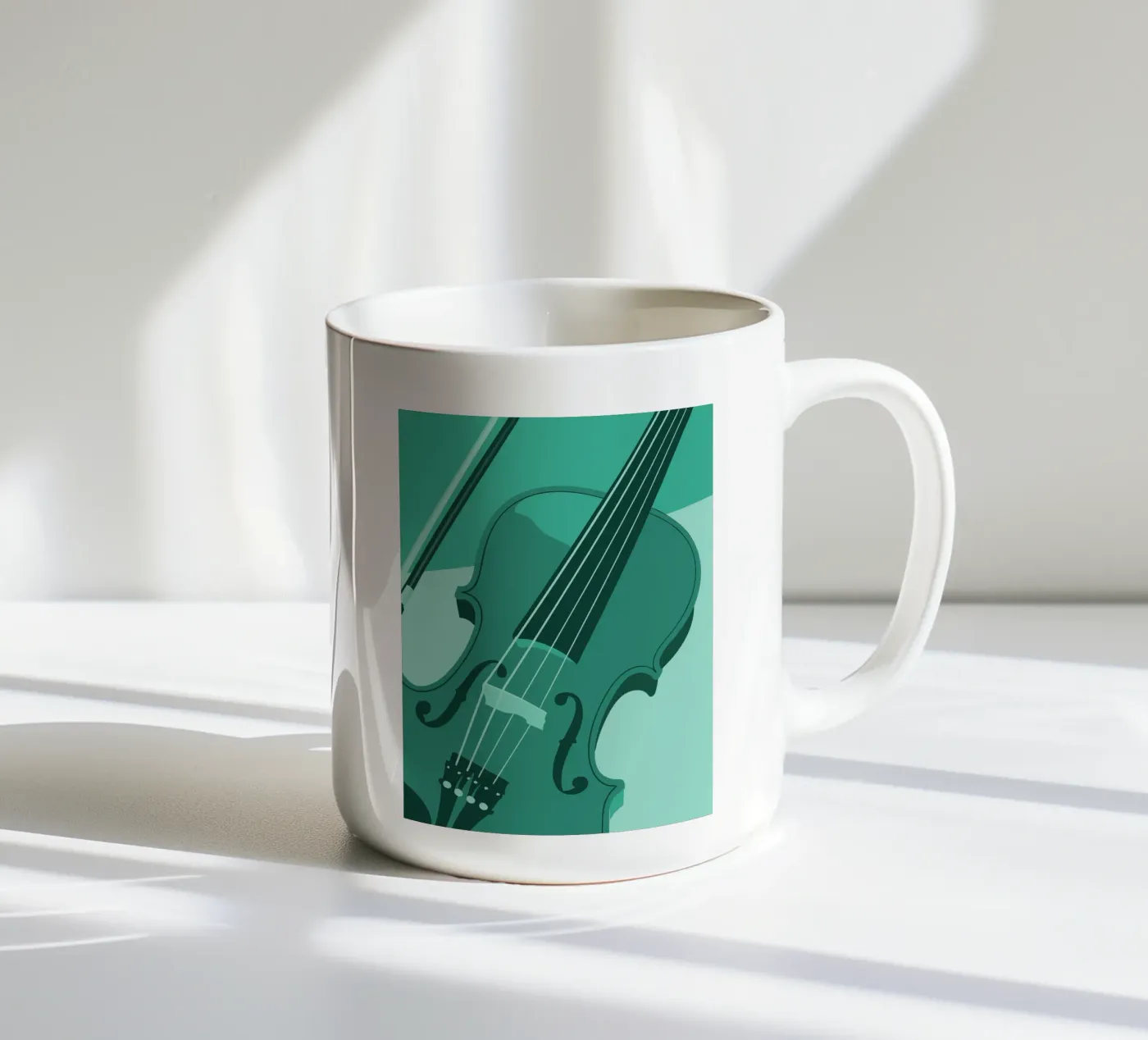 Violin ceramic mug by MUSIC EDITION