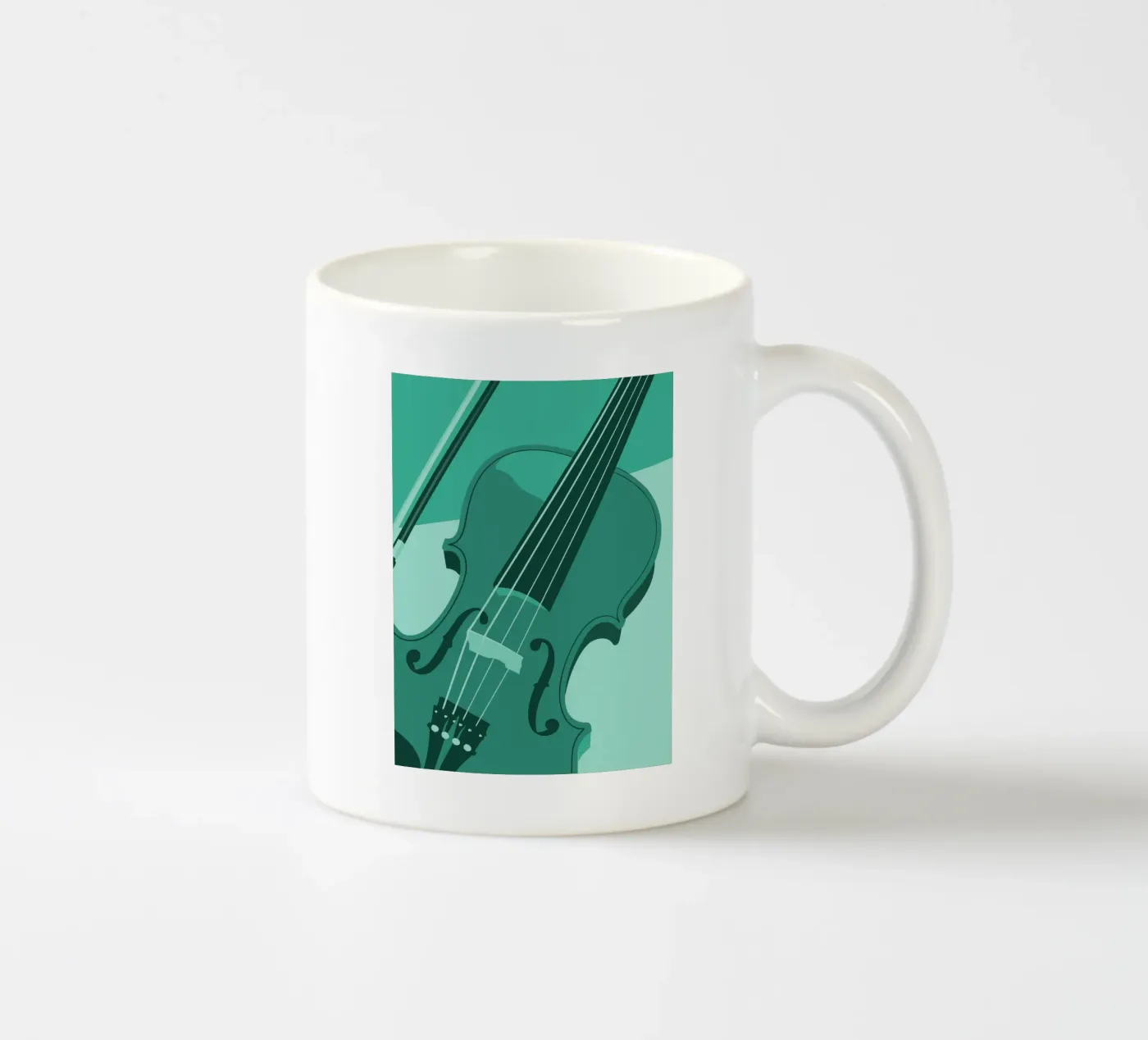 Violin ceramic mug by MUSIC EDITION
