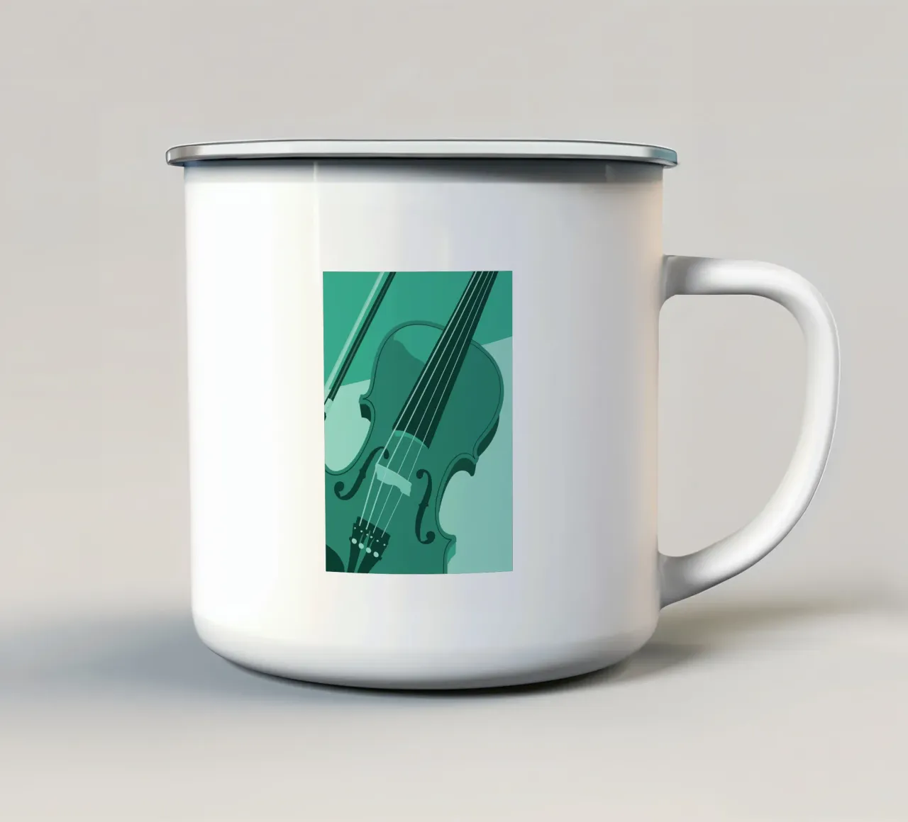 Violino tazza in smalto da MUSIC EDITION