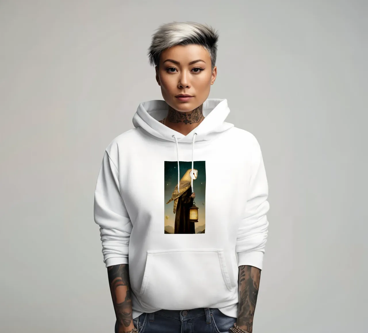 Christephania Tarot - Der Eremit felpa con cappuccio da christephania