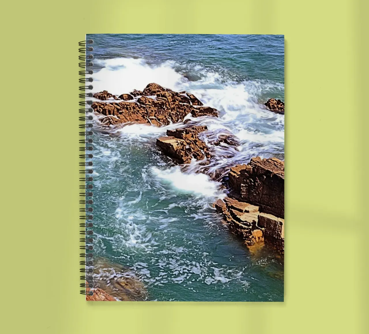 FAA306. FROM THE TOP OF THE CLIFF. spiral notebook by Thierry vobmann photography
