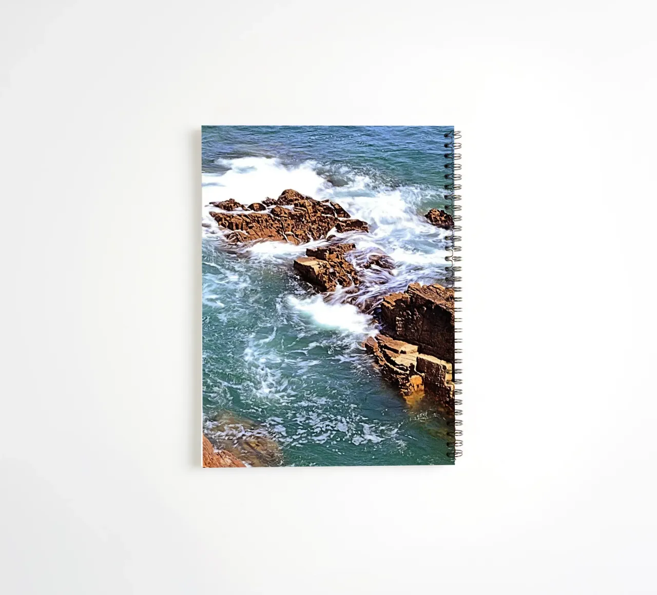 FAA306. FROM THE TOP OF THE CLIFF. spiral notebook by Thierry vobmann photography