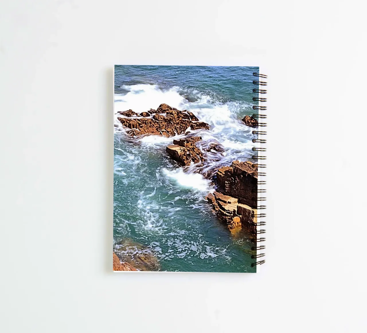 FAA306. FROM THE TOP OF THE CLIFF. spiral notebook by Thierry vobmann photography