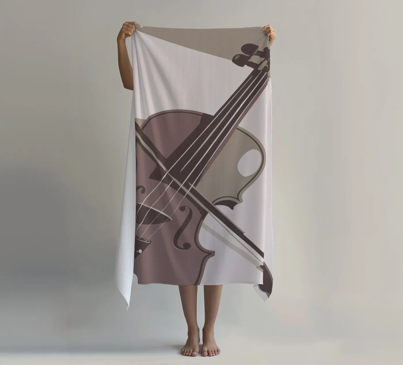 Geige Strandtuch von MUSIC EDITION