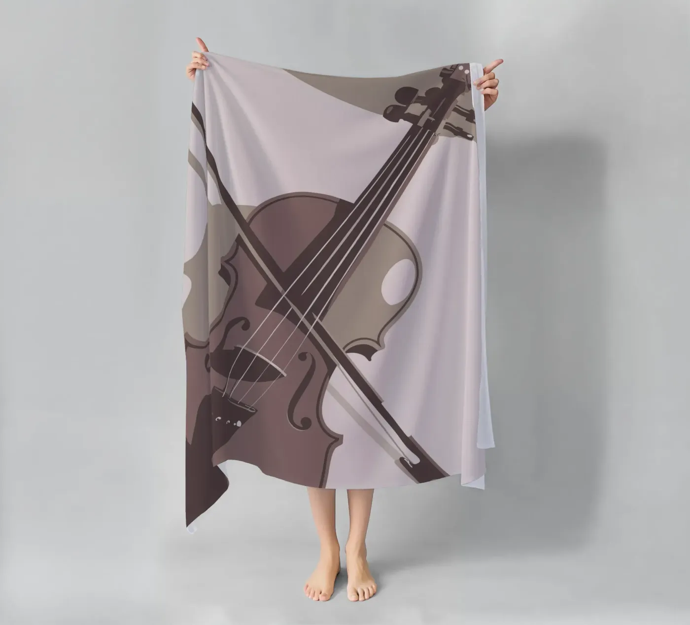 Geige Strandtuch von MUSIC EDITION