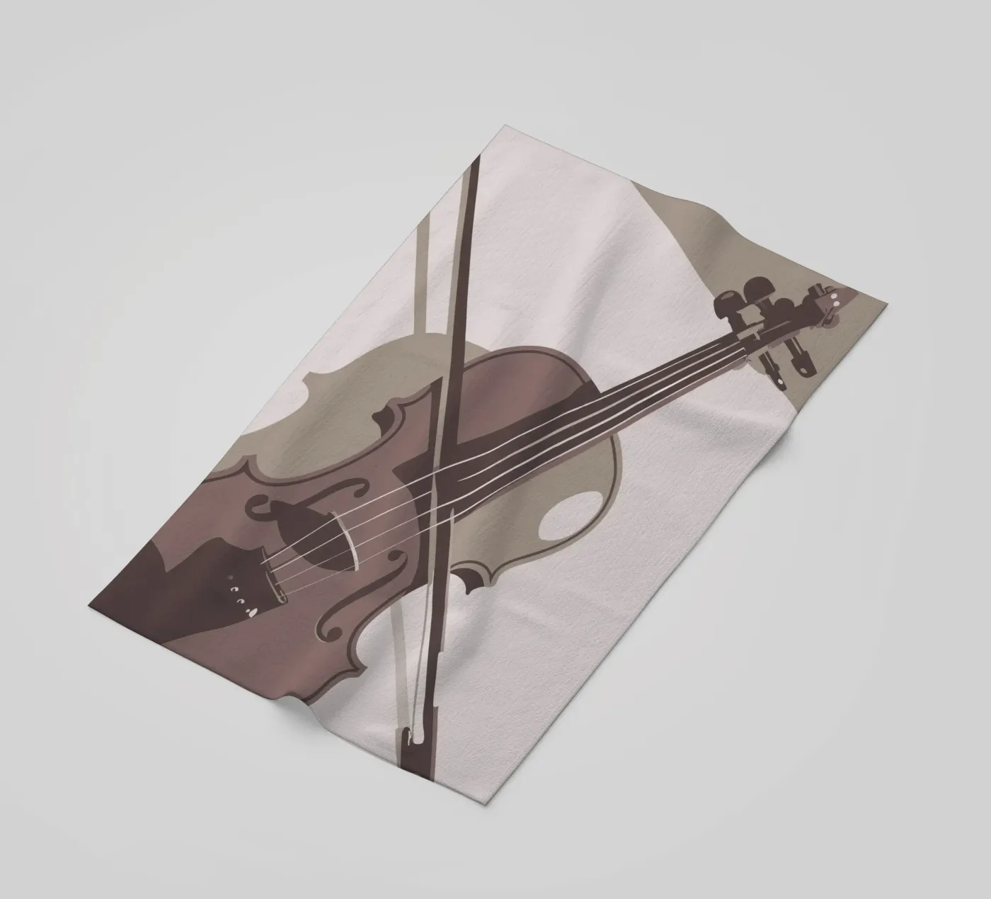 Geige Strandtuch von MUSIC EDITION