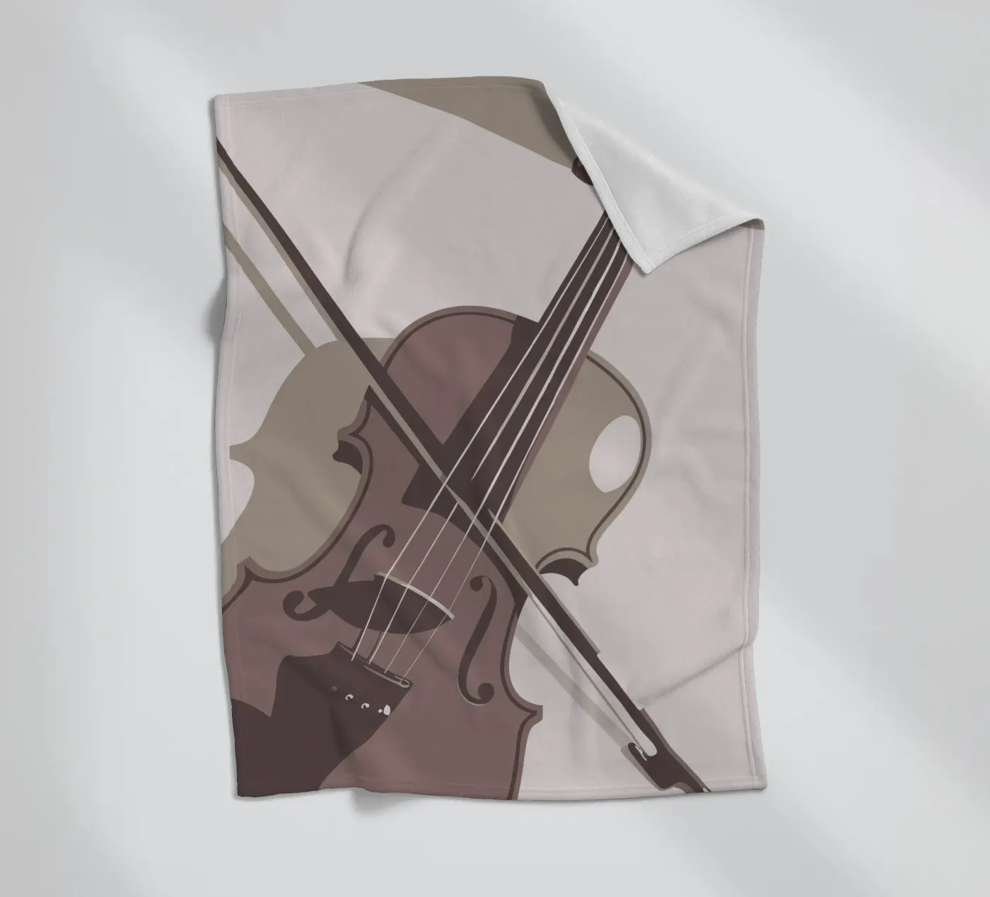 Viool fleecedeken van MUSIC EDITION