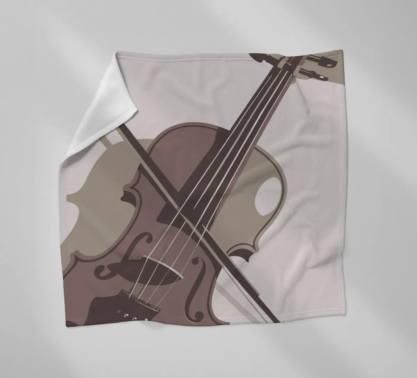 Viool fleecedeken van MUSIC EDITION