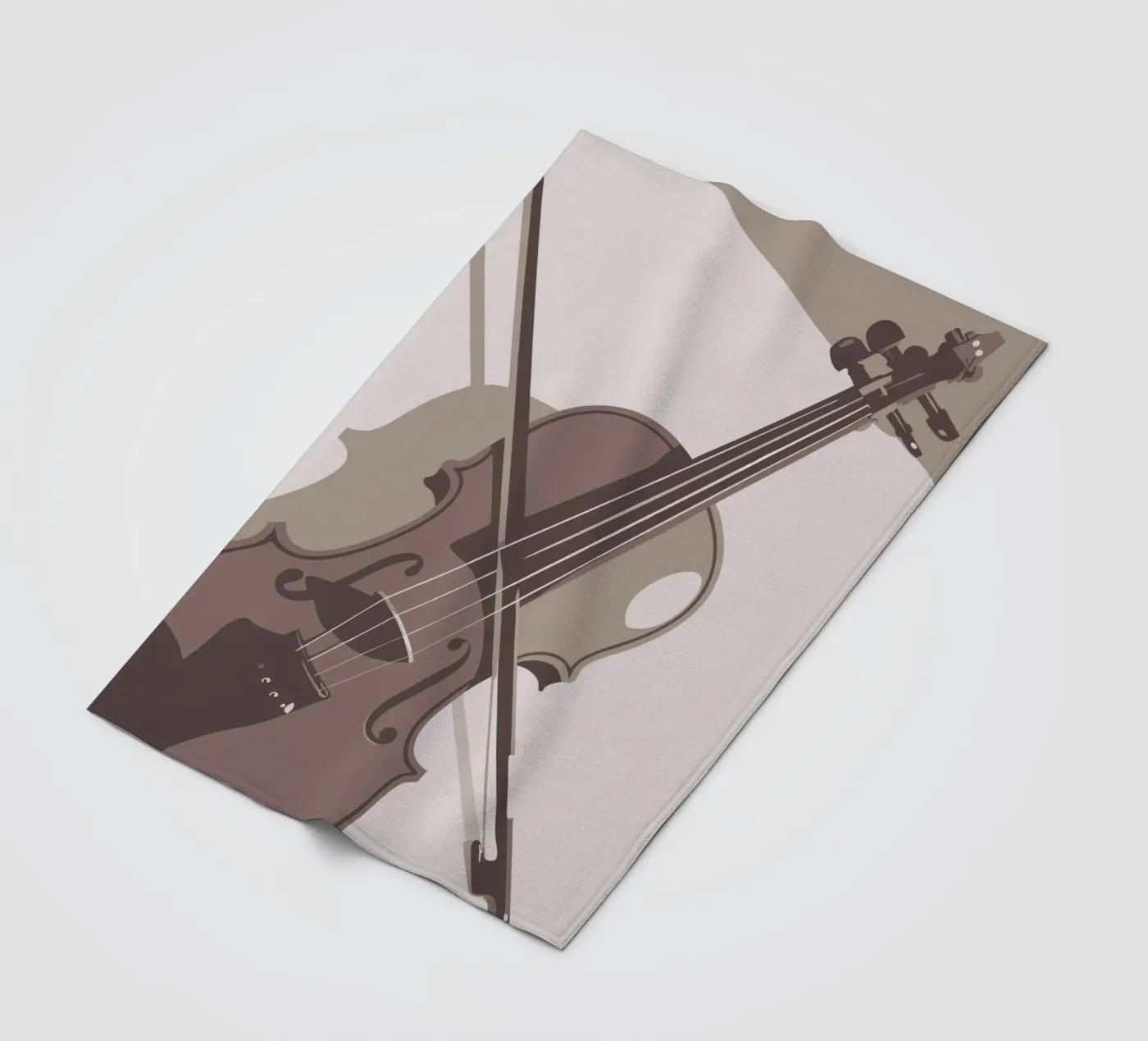 Viool fleecedeken van MUSIC EDITION