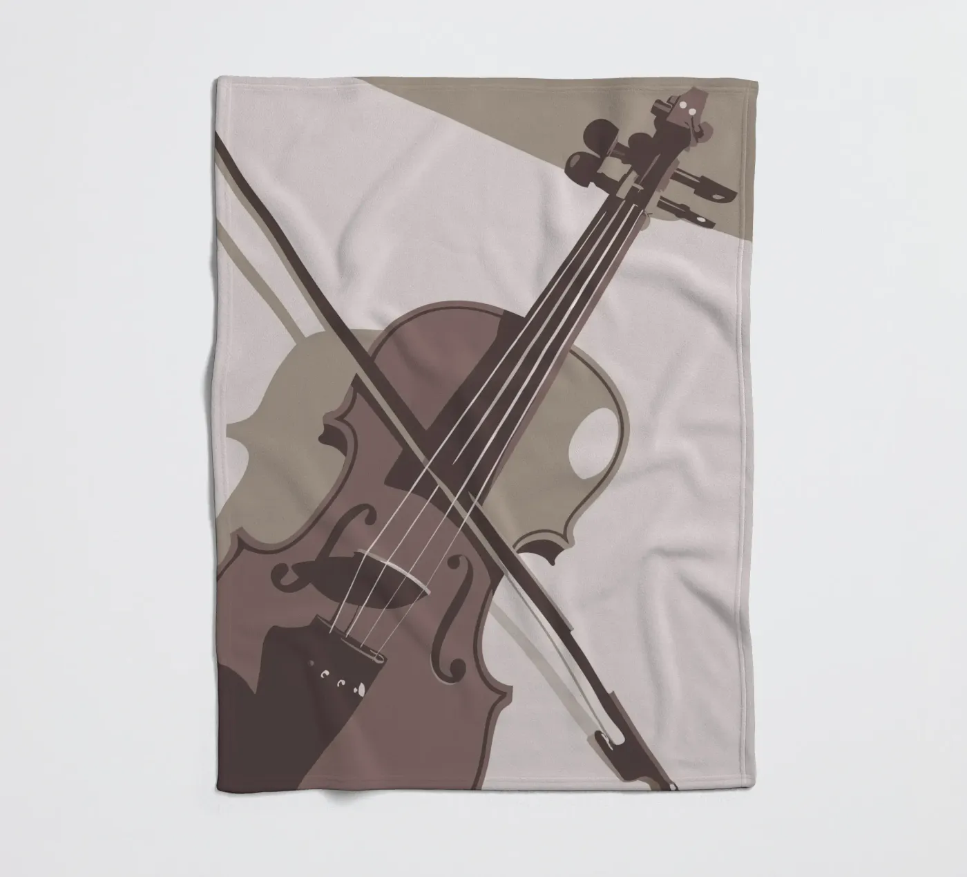 Viool fleecedeken van MUSIC EDITION