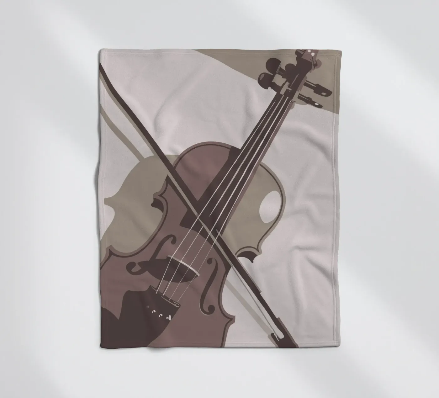 Viool fleecedeken van MUSIC EDITION