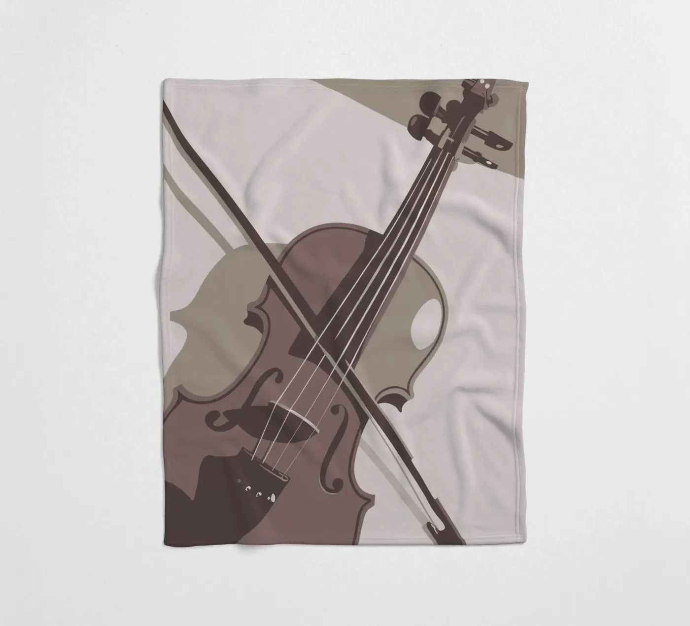 Viool fleecedeken van MUSIC EDITION