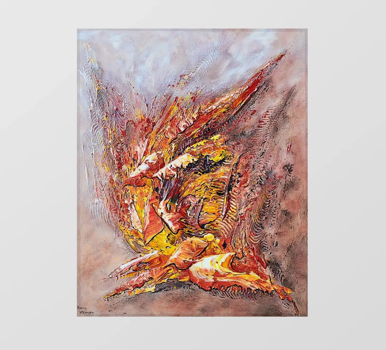 FERIA pellicola backlit da Thierry Vobmann Abstract painting