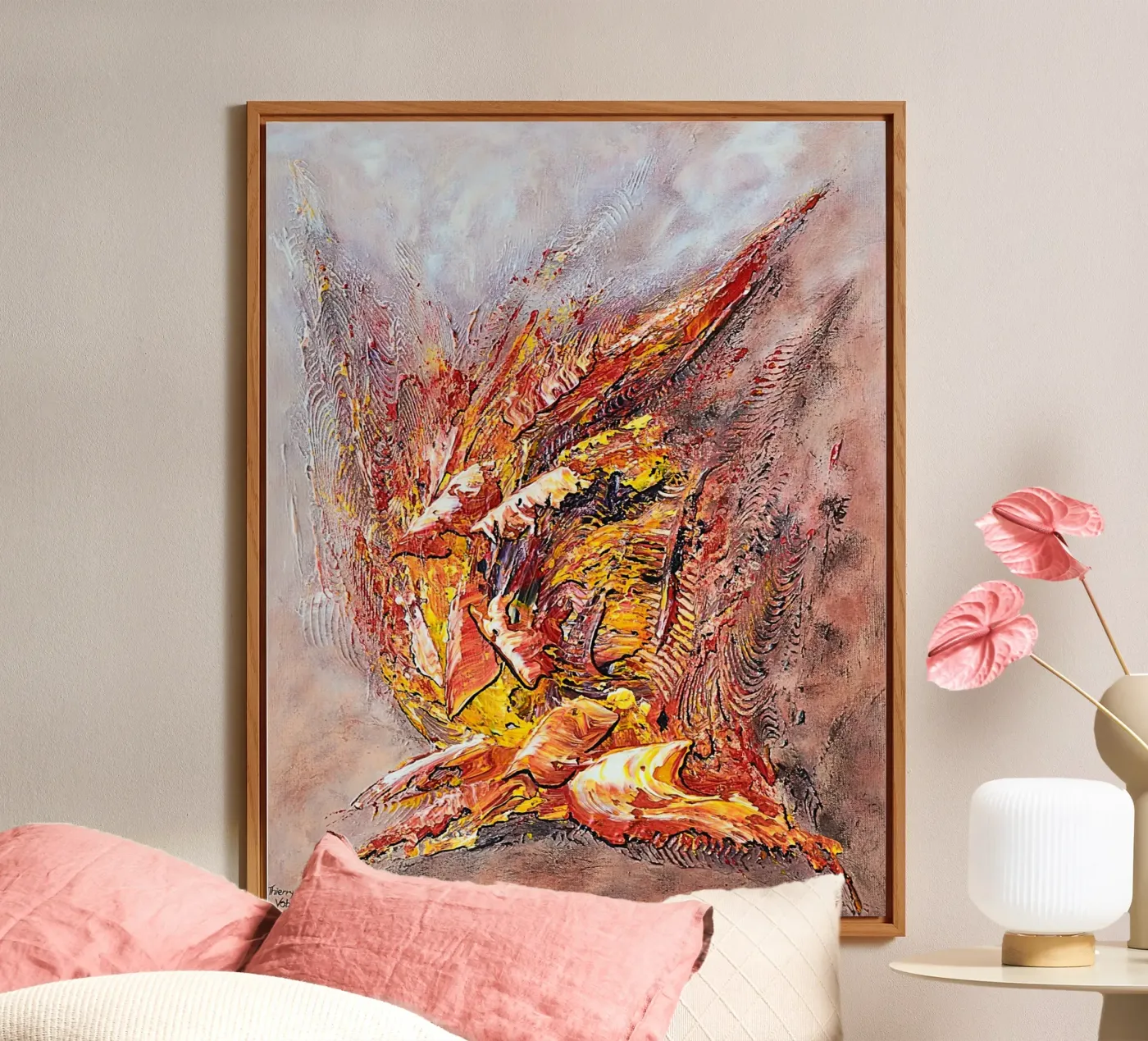 FERIA alluminio dibond da Thierry Vobmann Abstract painting