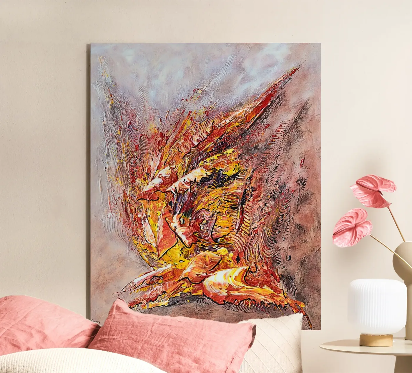 FERIA alluminio dibond da Thierry Vobmann Abstract painting