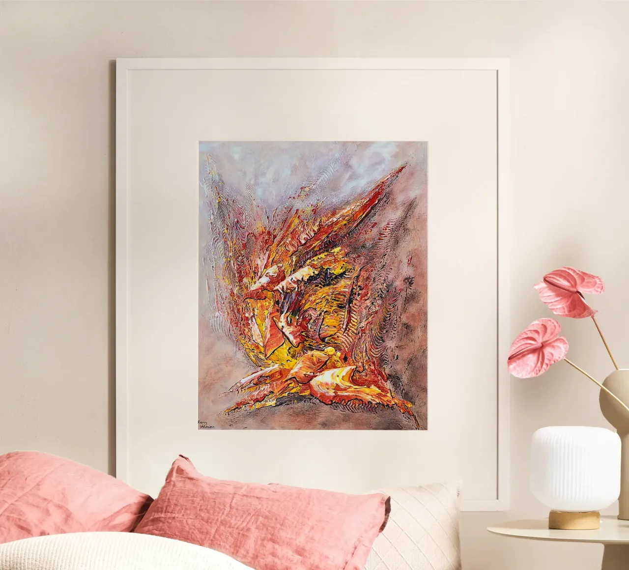 FERIA hahnemühle van Thierry Vobmann Abstract painting