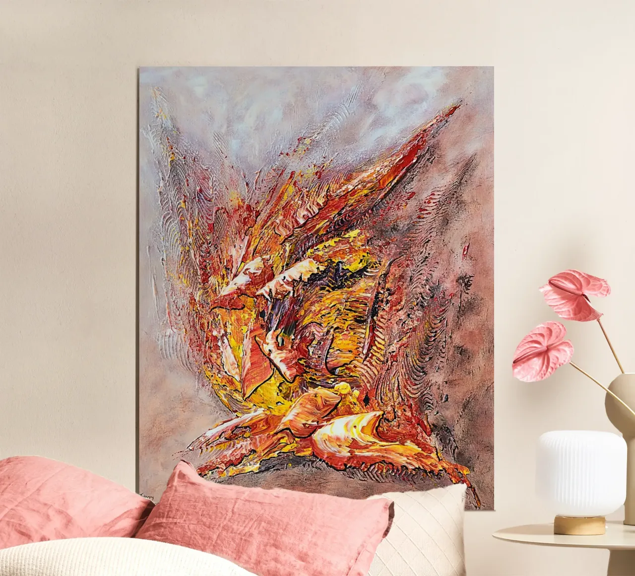 FERIA hahnemühle van Thierry Vobmann Abstract painting